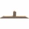 Ekena Millwork Portland Smooth Timber Gable Bracket, Douglas Fir, 36"W x 12"H x 1 1/2"D x 3 1/2"F, 8/12 Pitch GBW036X12X0204POR00SDF - alternate 3
